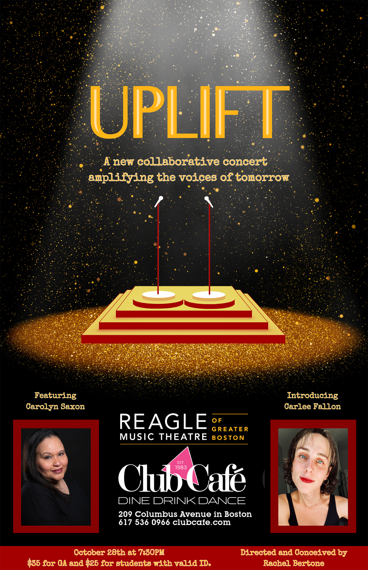 UPLIFT Concert Series Event Poster